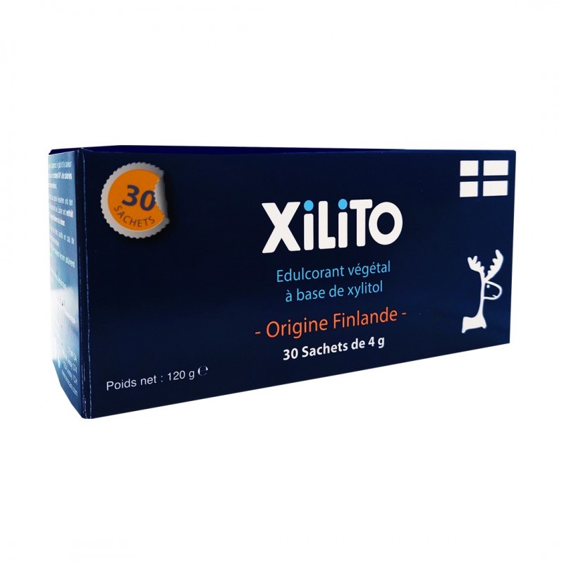 Xylitol, 100g en sachets de 4 g, de Finlande