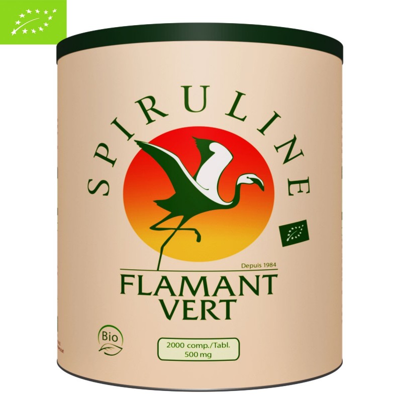 Spiruline Flamant Vert 2000 comprimés